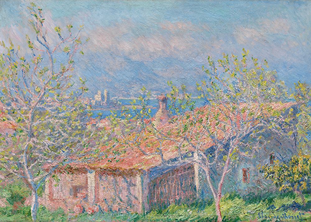 Gardeners House At Antibes (1888) By Claude Monet art print by Claude Monet for $57.95 CAD