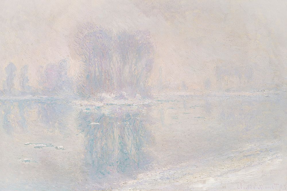 Ice Floes (1893) By Claude Monet art print by Claude Monet for $57.95 CAD
