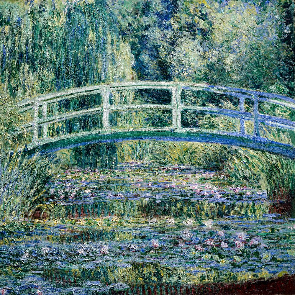 Water Lily Pond art print by Claude Monet for $57.95 CAD