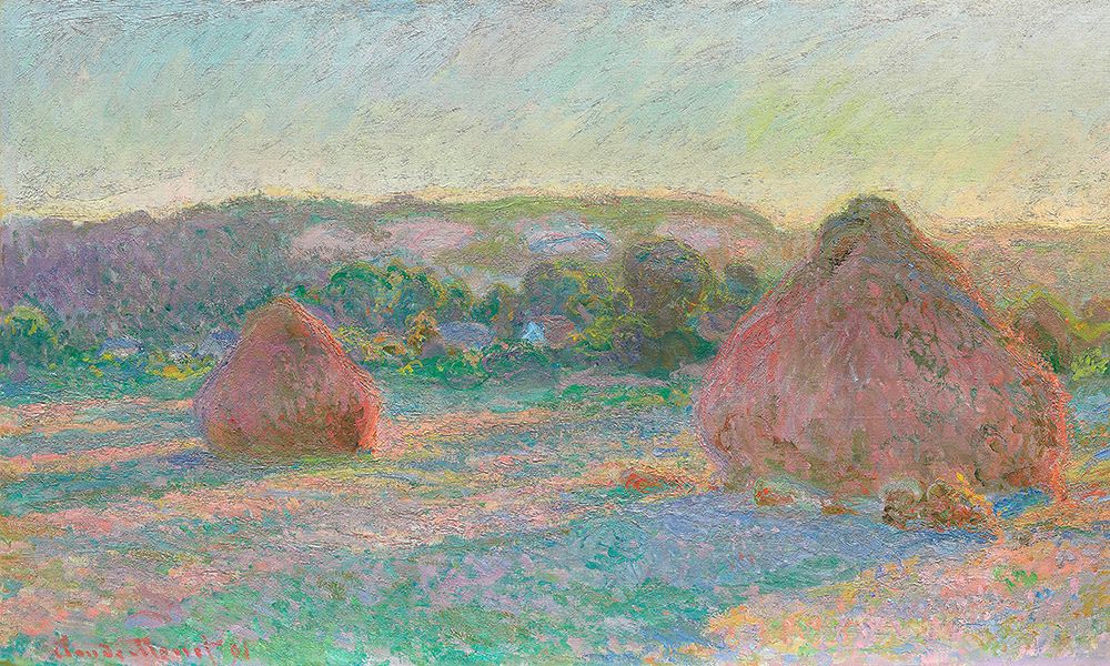 Stacks of Wheat art print by Claude Monet for $57.95 CAD