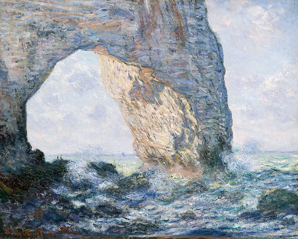 The Manneporte (AÂ‰tretat) (1883) art print by Claude Monet for $57.95 CAD