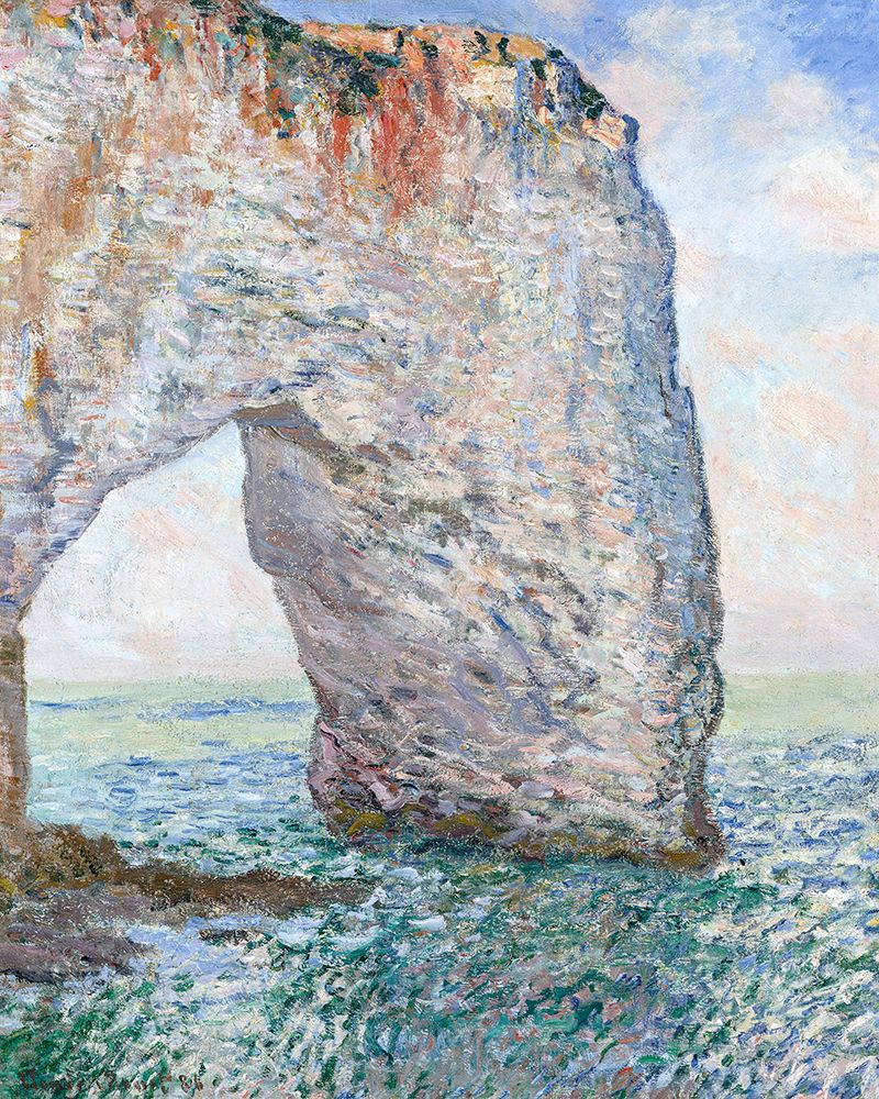 The Manneporte Near AÂ‰tretat (1886) art print by Claude Monet for $57.95 CAD