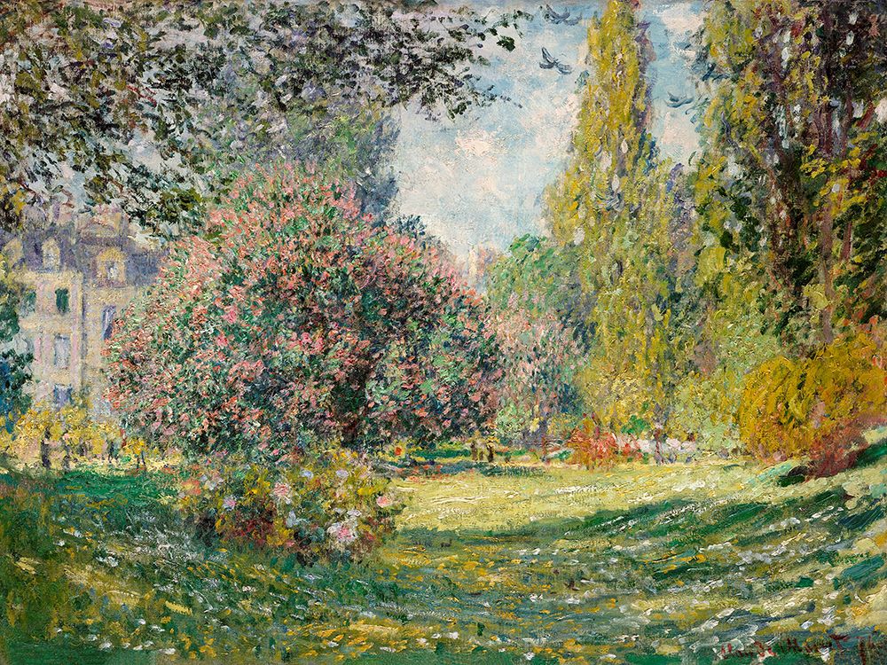 The Parc Monceau (1876) art print by Claude Monet for $57.95 CAD