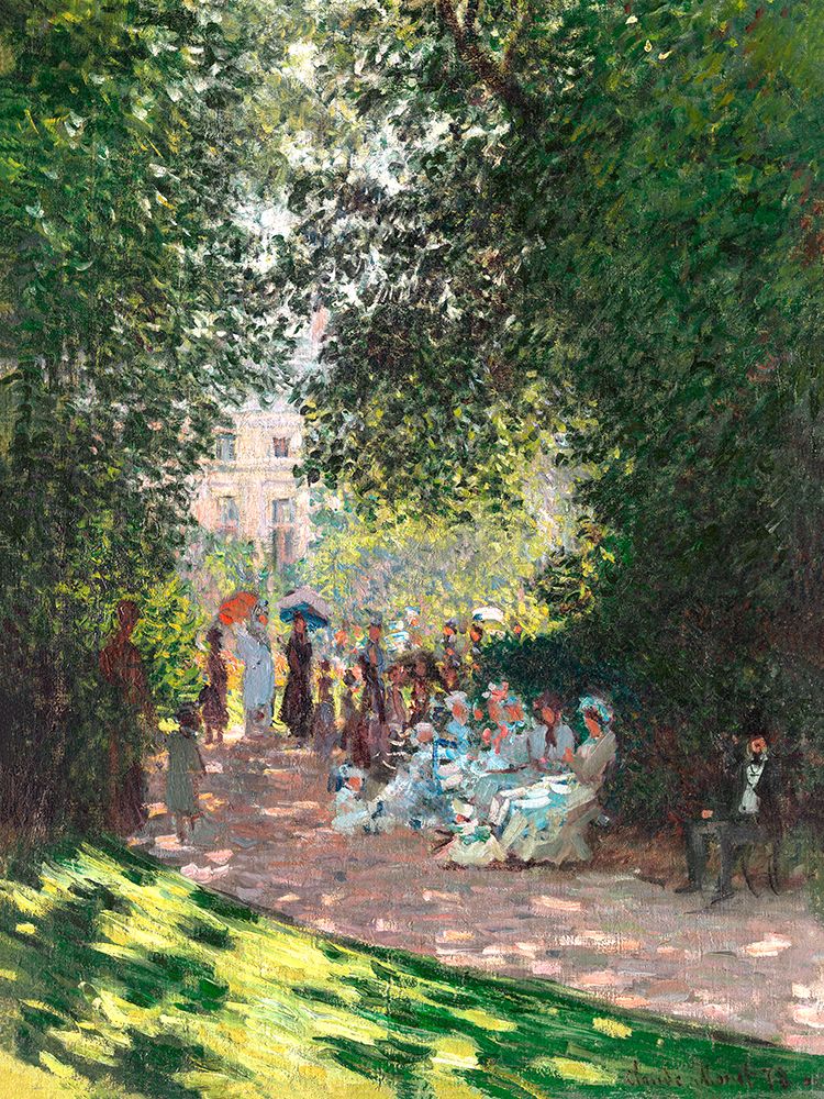 The Parc Monceau (1878) By Claude Monet art print by Claude Monet for $57.95 CAD