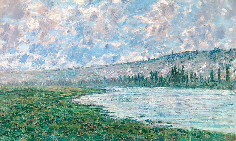 The Seine At VActheuil (1880) art print by Claude Monet for $57.95 CAD