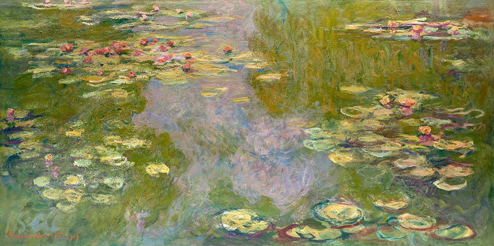 Water Lilies (1919) art print by Claude Monet for $57.95 CAD