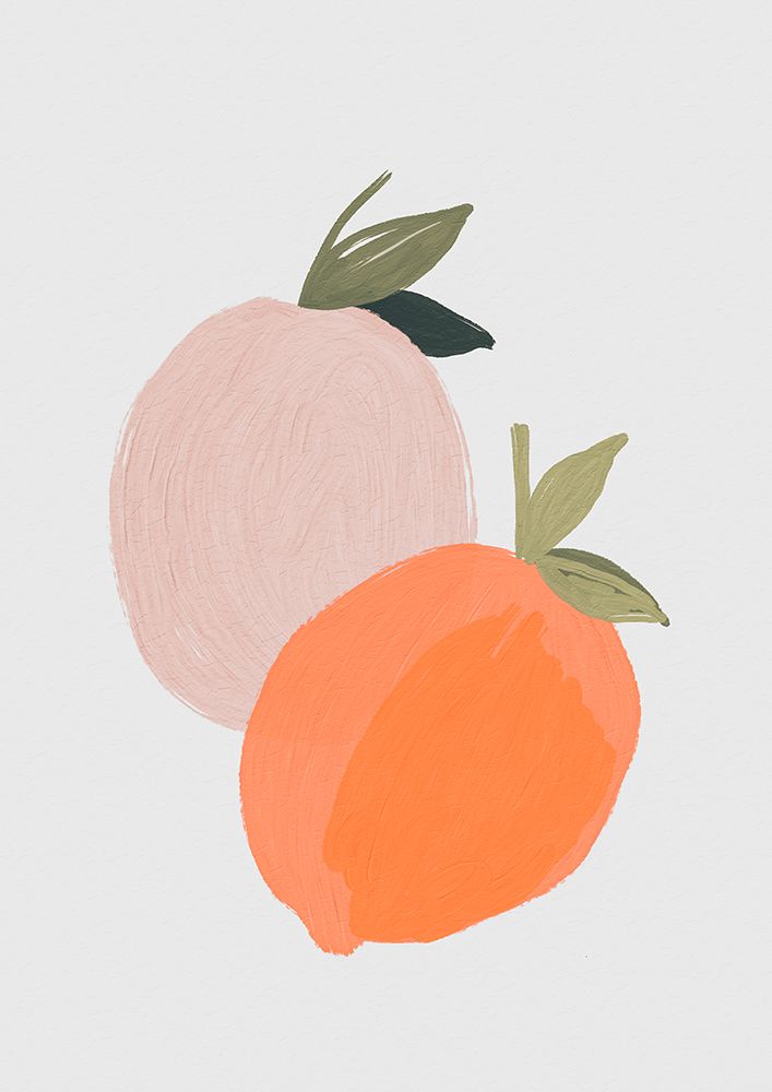 Painted Peach art print by Josie George for $57.95 CAD