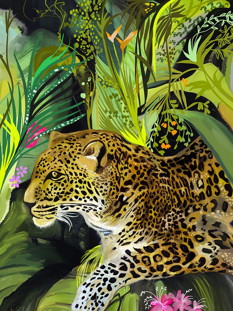 Leopard King art print by Josie George for $57.95 CAD