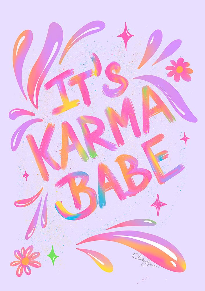 Karma Babe art print by Baroo Bloom for $57.95 CAD