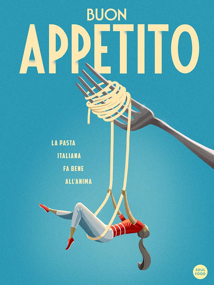 Buon Appetito art print by Mark Harrison for $57.95 CAD