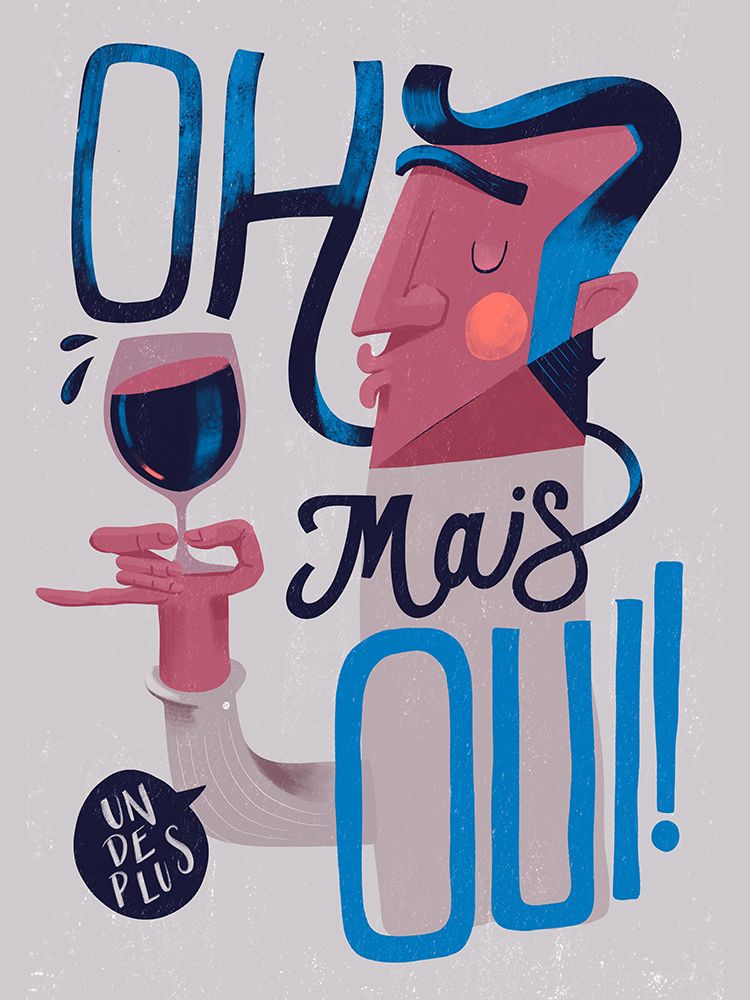 Oh Mais Oui! art print by Mark Harrison for $57.95 CAD