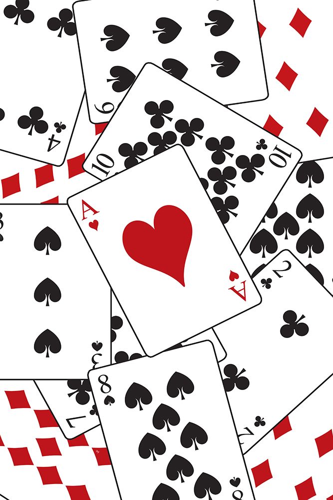 Poker Cards art print by Martina for $57.95 CAD