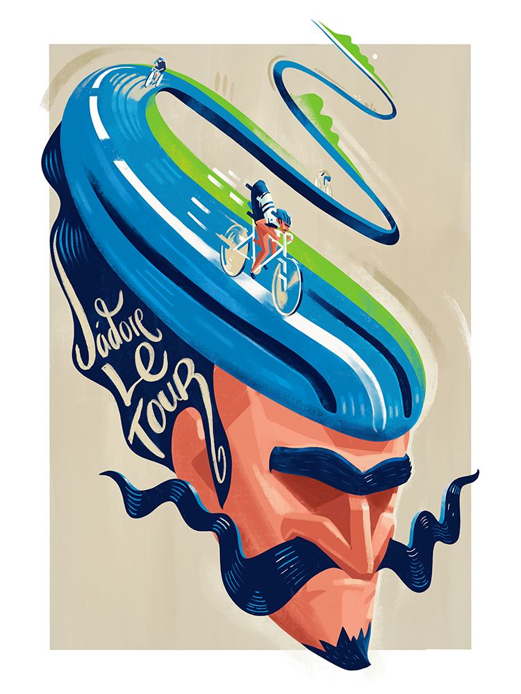 Jadore Le Tour art print by Mark Harrison for $57.95 CAD