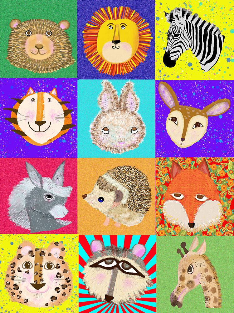 Animals Portrait art print by Lynnda Rakos for $57.95 CAD