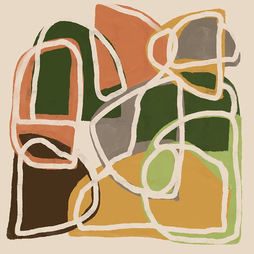 Lines and shapes art print by Sharyn Bursic for $57.95 CAD