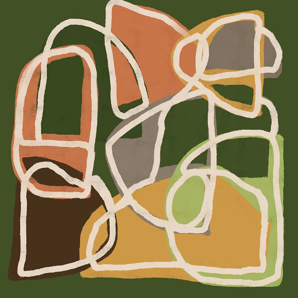 Lines and shapes art print by Sharyn Bursic for $57.95 CAD