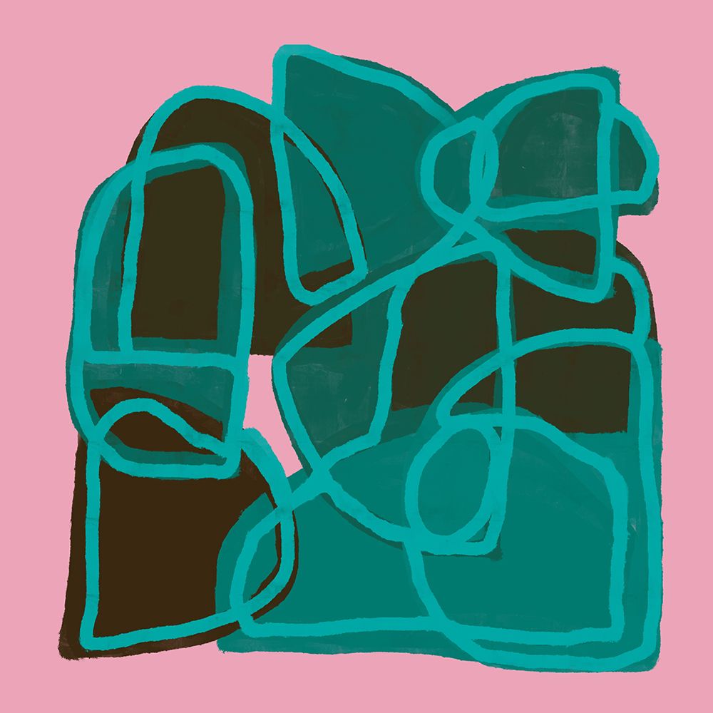 Pink Abstract art print by Sharyn Bursic for $57.95 CAD