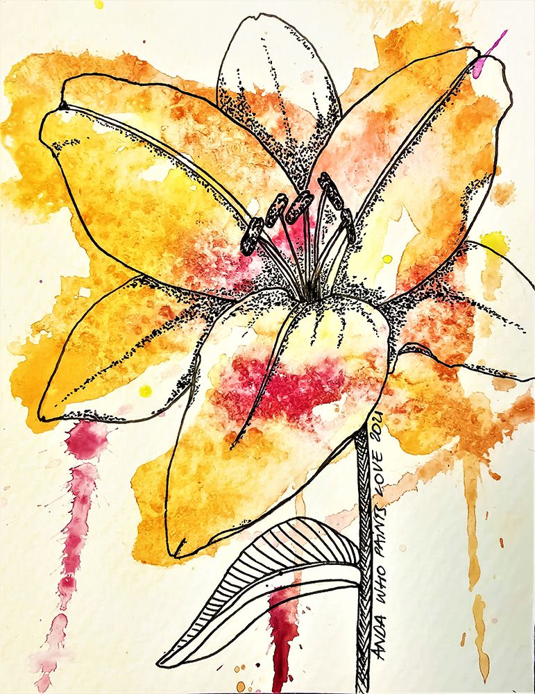 Lily 1 art print by Anda Bieza for $57.95 CAD