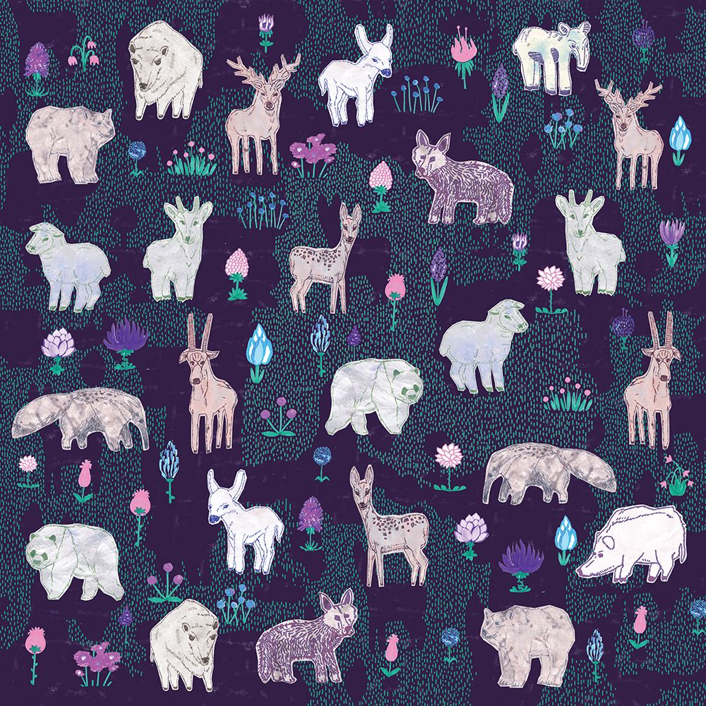 Animals art print by Kasia Walentynowicz for $57.95 CAD