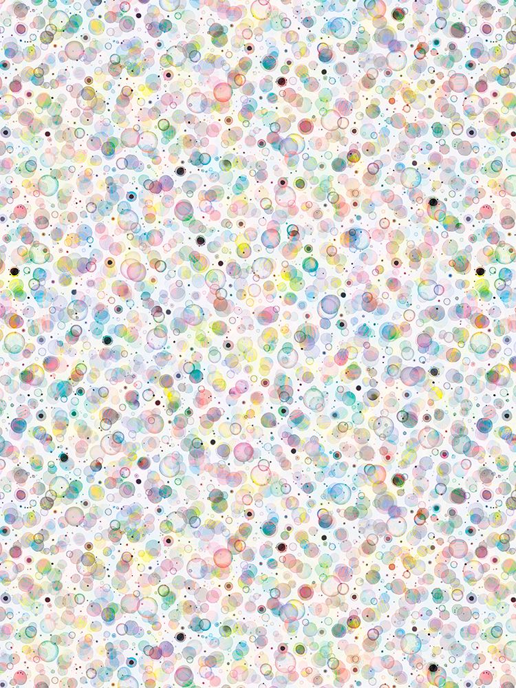 Cosmic Bubbles Multicolored art print by Ninola Design for $57.95 CAD