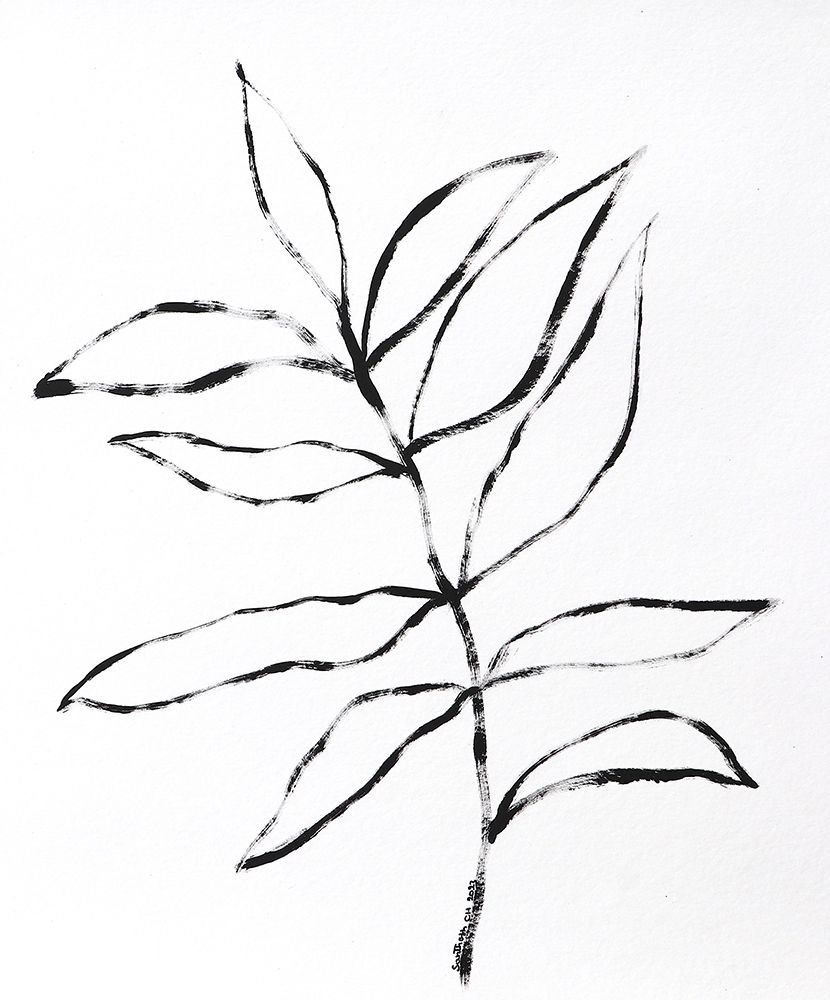 Lines of Plants 14 art print by Santhosh ch for $57.95 CAD