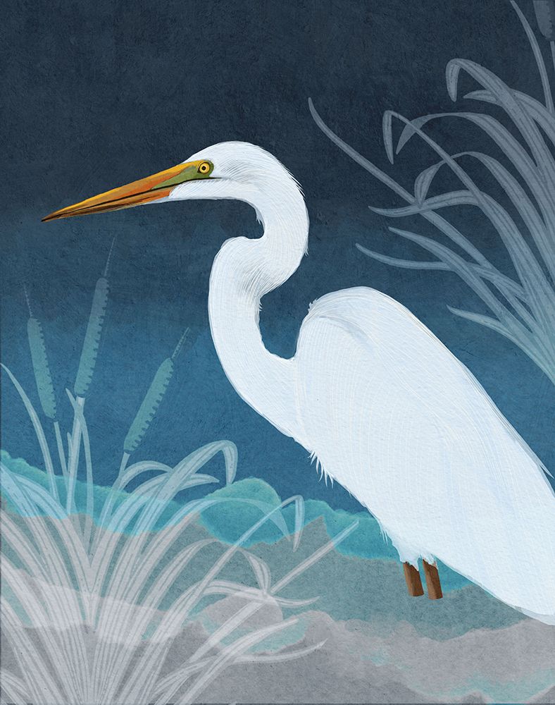 Egret Copy art print by Katie O Shea for $57.95 CAD