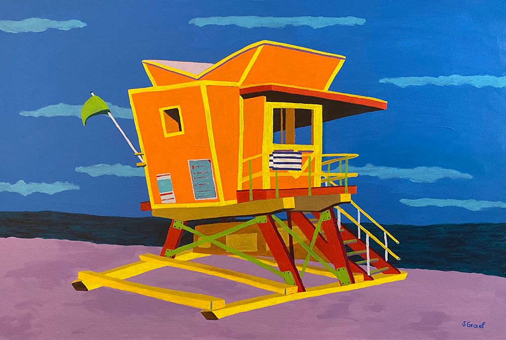 South Beach art print by Sue Graef for $57.95 CAD