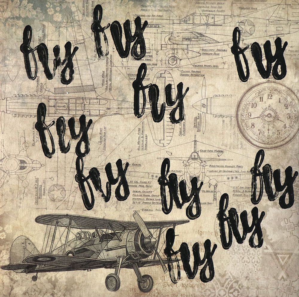 letter art [FLY] art print by Santhosh ch for $57.95 CAD