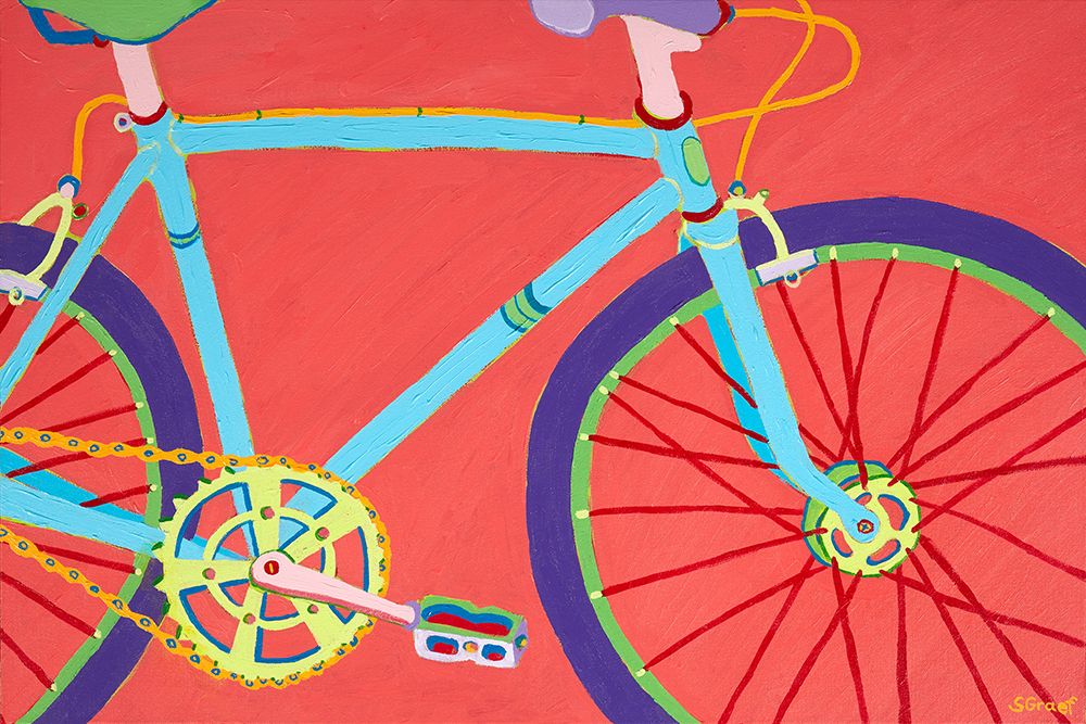 Lets Go for a Bike Ride art print by Sue Graef for $57.95 CAD