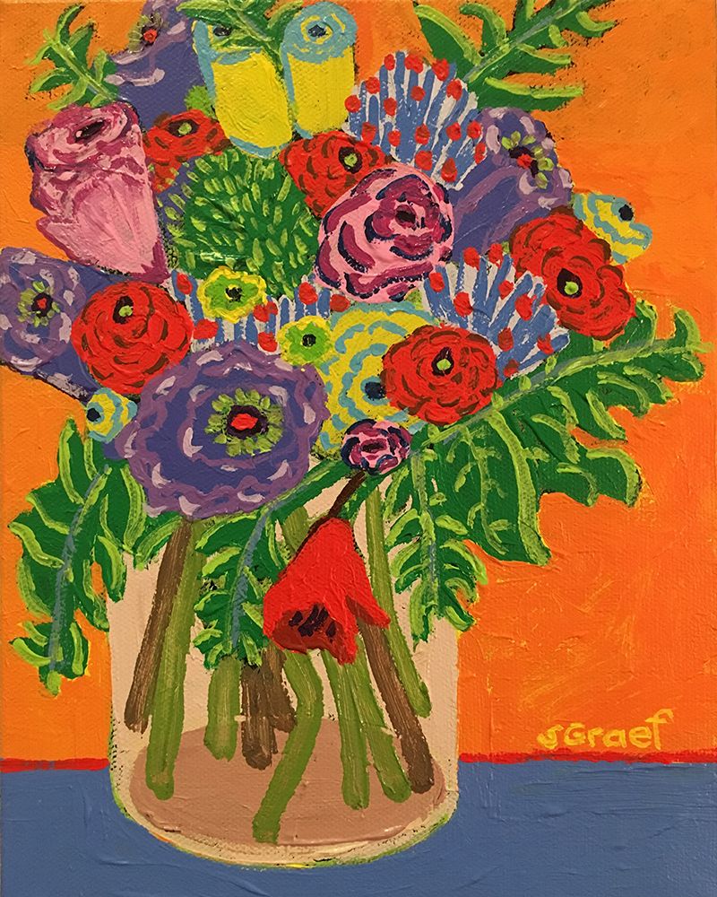 Flowers 5 art print by Sue Graef for $57.95 CAD