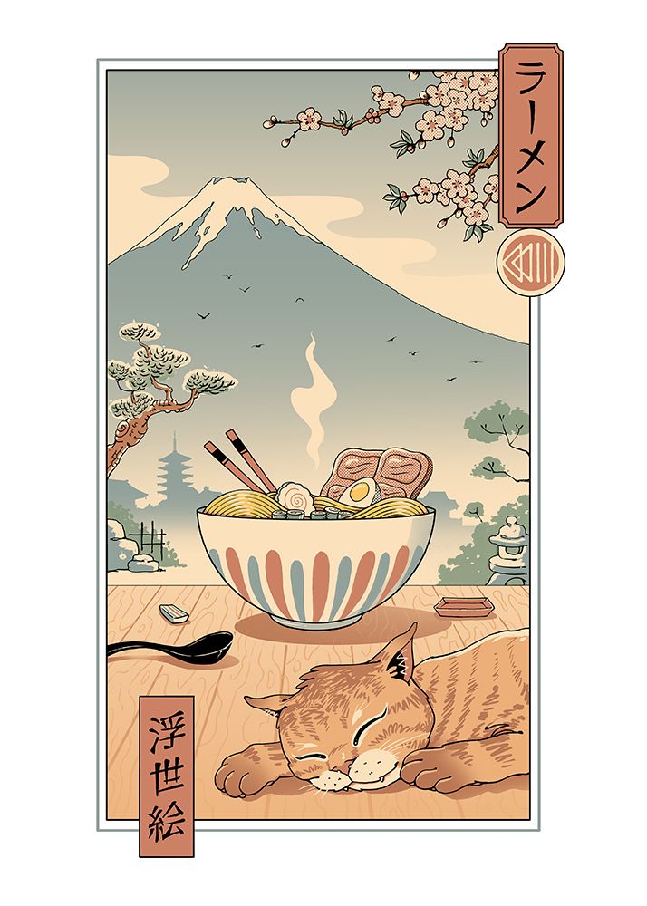 A Perfect Ramen Weather art print by Vincent Trinidad for $57.95 CAD