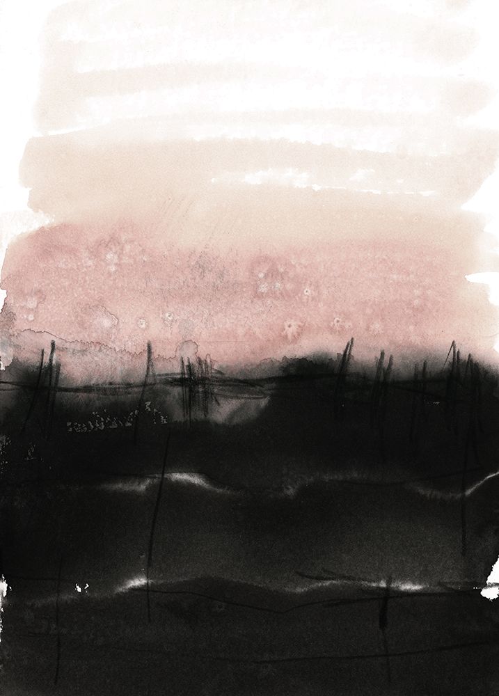 Faded Pink Over Black art print by Iris Lehnhardt for $57.95 CAD