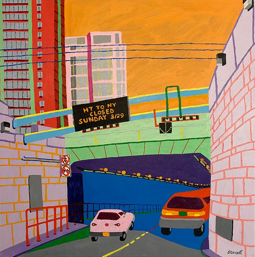 Holland Tunnel Entrance art print by Sue Graef for $57.95 CAD