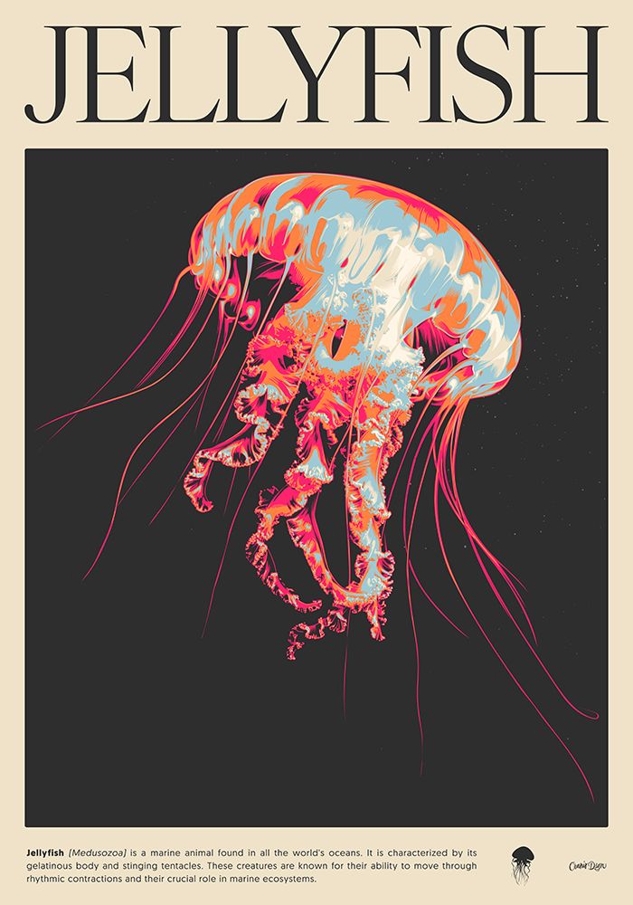 JELLYSFISH art print by Cranio Design for $57.95 CAD