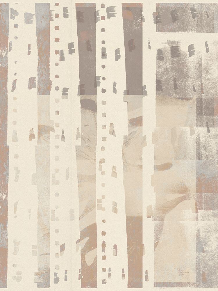Neutral Abstract pattern in light terracotta art print by Dina Dankers for $57.95 CAD