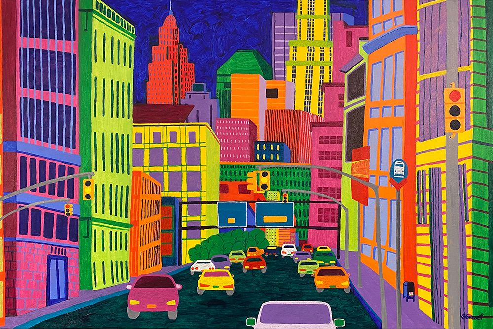 Somewhere in New York art print by Sue Graef for $57.95 CAD