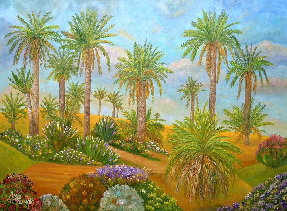 Seaside Palms art print by Angeles M. Pomata for $57.95 CAD