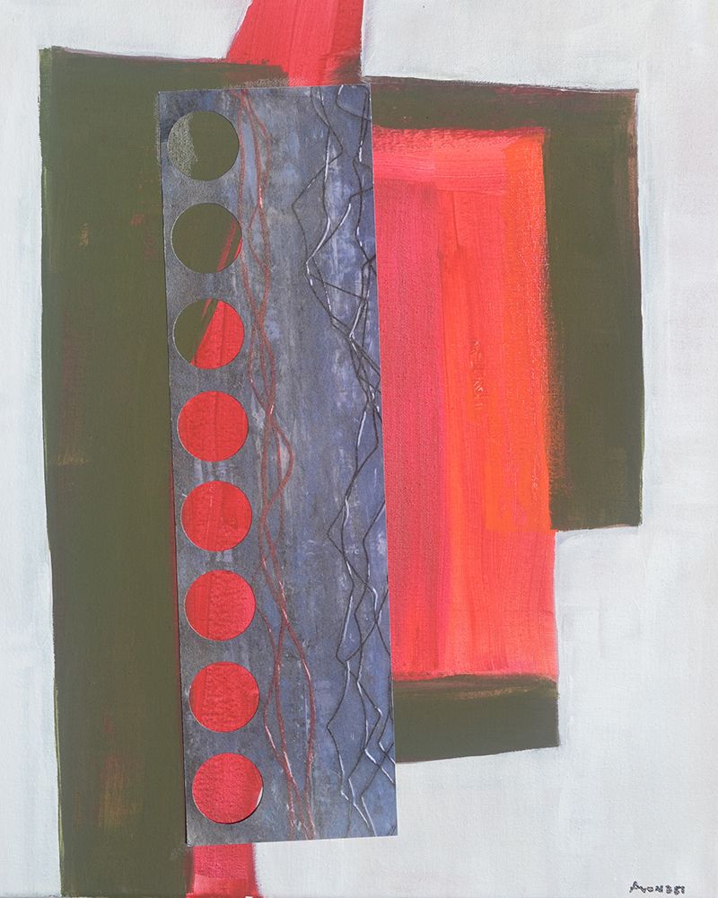 Green and Red 2 art print by Natalie Avondet for $57.95 CAD