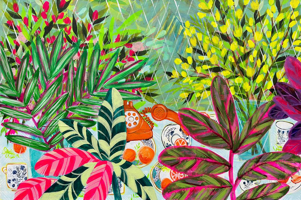 Morning Chat art print by Shelley Hampe for $57.95 CAD