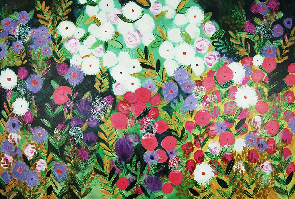 Midnight Garden Hue art print by Shelley Hampe for $57.95 CAD