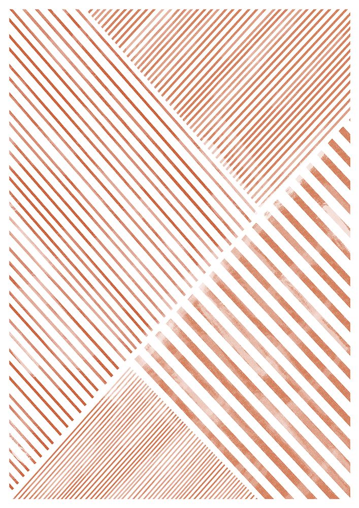 Peachy Line art art print by The Miuus Studio for $57.95 CAD