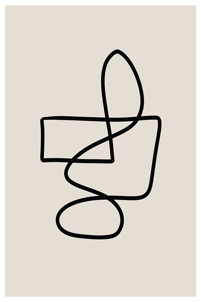 Black Line Art art print by The Miuus Studio for $57.95 CAD