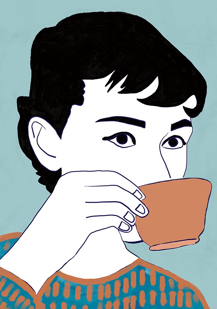 Morning coffee art print by Sharyn Bursic for $57.95 CAD