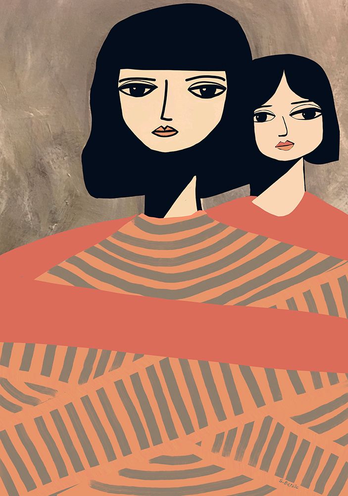 Love friendship art print by Sharyn Bursic for $57.95 CAD