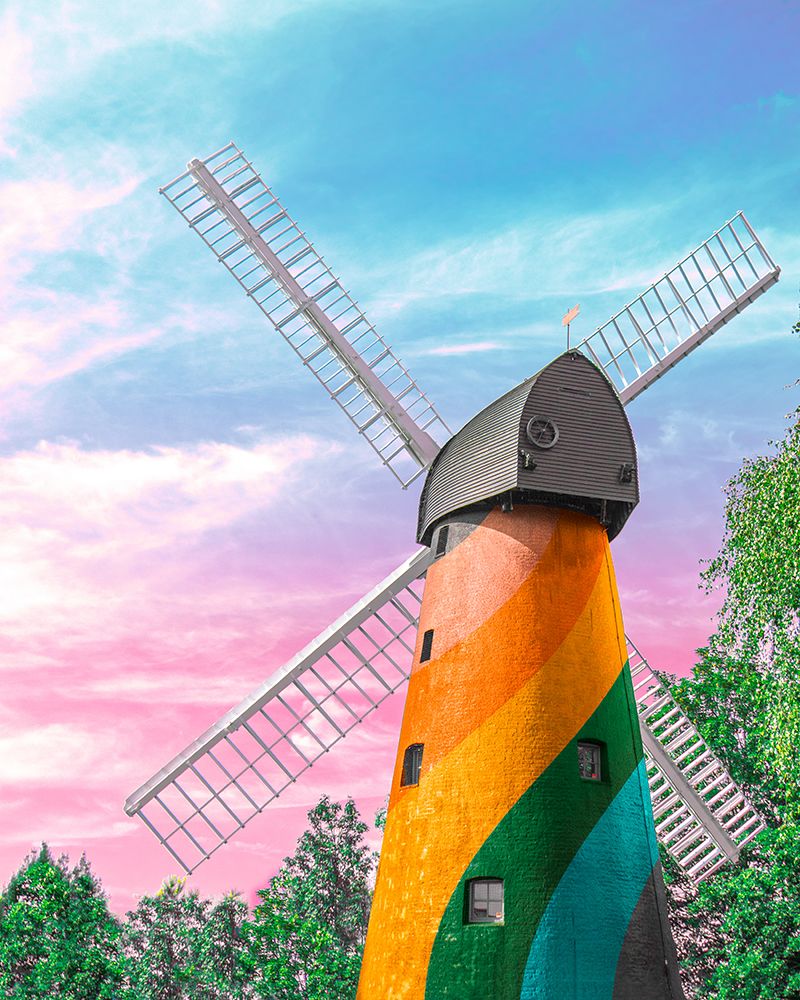 Brixton Wind Mill art print by Gabor Estefan for $57.95 CAD