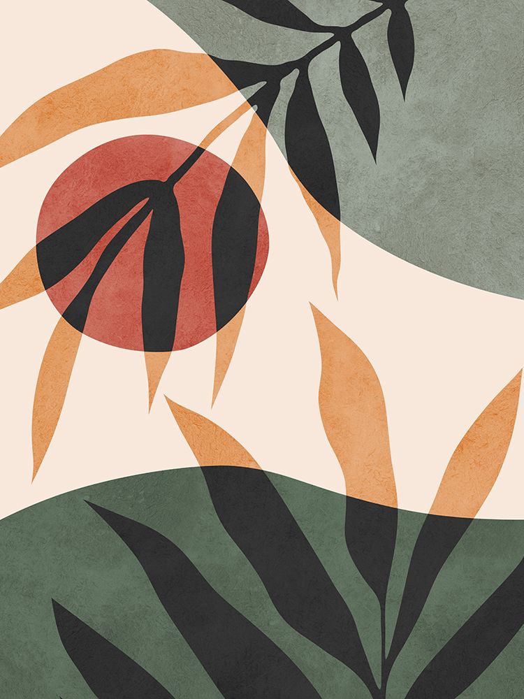 Watercolor leaves 2 art print by Vitor Costa for $57.95 CAD