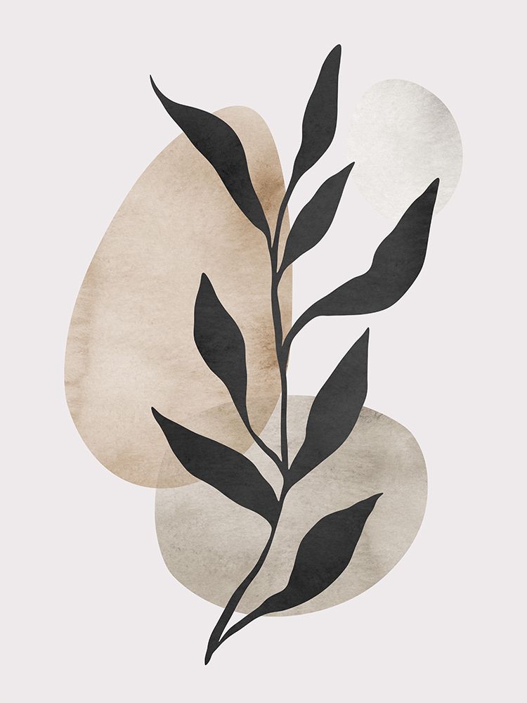 Watercolor leaves 9 art print by Vitor Costa for $57.95 CAD