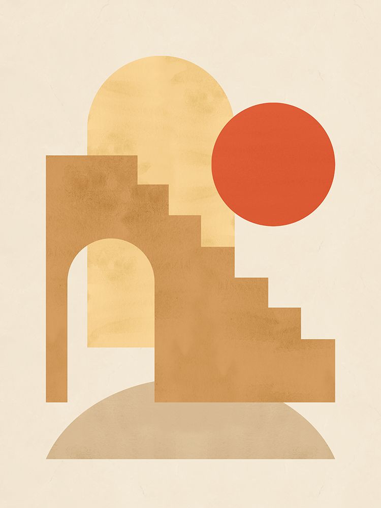 Geometric composition 4 art print by Vitor Costa for $57.95 CAD