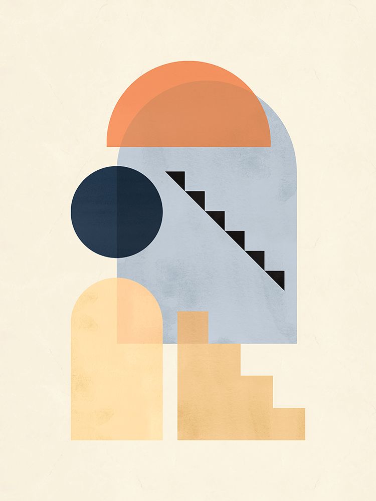 Geometric composition 5 art print by Vitor Costa for $57.95 CAD