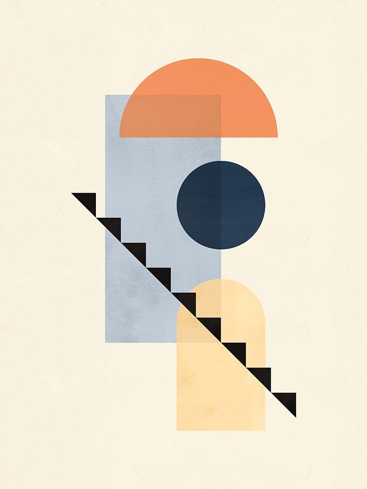 Geometric composition 6 art print by Vitor Costa for $57.95 CAD